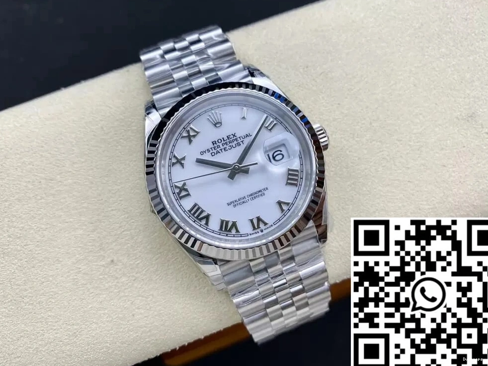 Rolex Factory Datejust VS White 36MM M126234-0025 Dial 0204